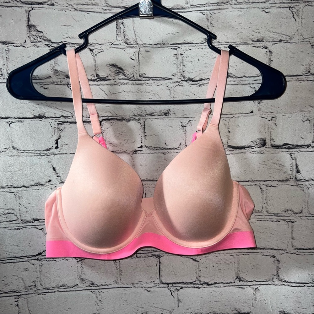 Aerie Sunnie Full Coverage Lightly Lined Underwire Bra in Pink Size 34D